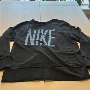 Nike/long sleeve sweatshirt/S/Dri fit/black
